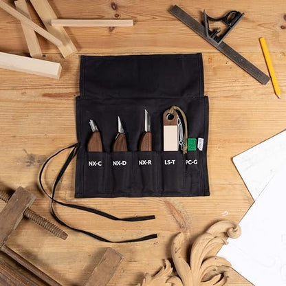 Hutsuls S.06 Wood Carving Knives Kit - Carver’s Choice Whittling Knives for Precision Work, Complete Beginners Whittling Wood Carving Knife Set, Master Craft Wood Whittling Kit for Beginners Kids - Image 2
