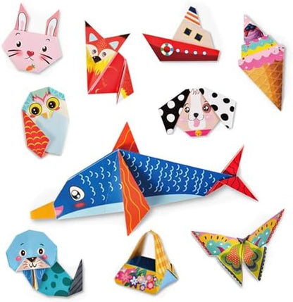 AluAbi 152-Sheet Origami Paper Kit with 72 Patterns & Instruction Book - Image 4