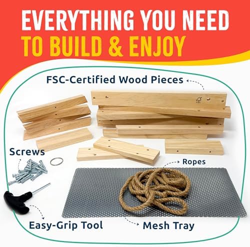 Picnic Table Bird Feeder Kit, DIY Woodworking Project for Kids and Families - Image 2