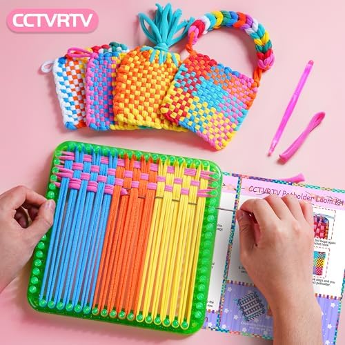 CCTVRTV Weaving Loom Kit Toys for Kids and Adults, DIY Arts and Crafts - Image 3