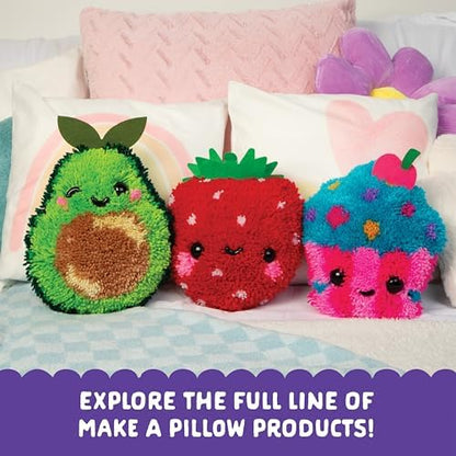 LatchKits Cupcake Pillow - Latch Hook Kits for Kids, Arts and Crafts, Yarn Art, Kids Crafts, Toys for Girls, Birthday Gift for Girls, Easy to Follow Pattern, Hook Included, Craft Kits, Ages 6+ - Image 7