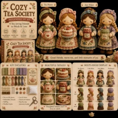 Forest Patchwork DIY Kit Series Beginner Sewing Craft Kit, #A - Image 6