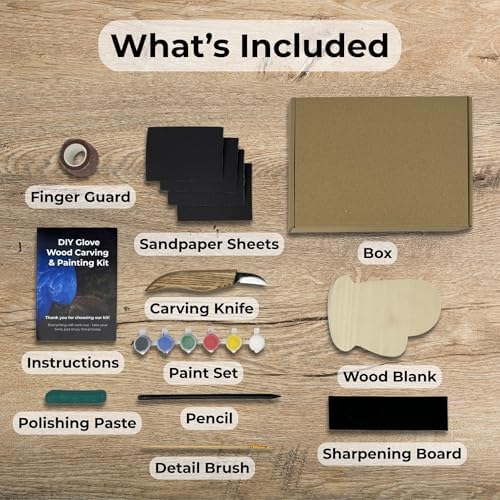 Sharky DIY Glove Wood Carving Kit for Beginners - Image 2
