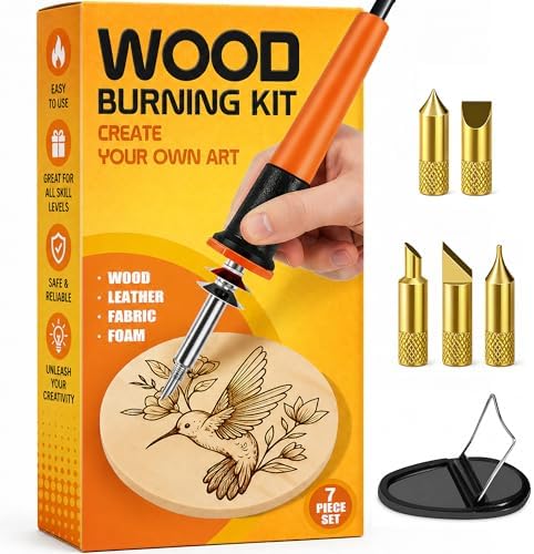 Wood Burning Kit for Adults Teens Beginners Easy to Use by Unknown