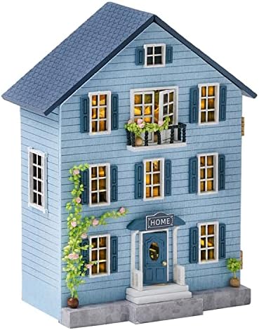 CUTEROOM DIY Miniature House Kit Wooden Craft Gift for Adult-Molan House by CUTEROOM