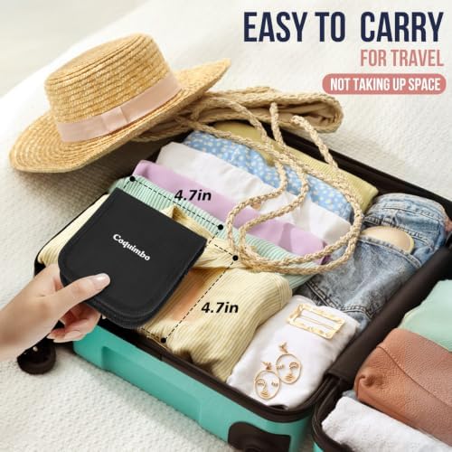 Coquimbo Sewing Kit Mini Travel, Dorm Room Essentials for Girls (Black, S) - Image 6