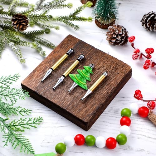 CroBlissful 20 Set Christmas Tree Ornament Woodturning Kit, Brass - Image 7