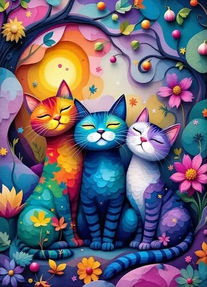 DYAIANGMU Cat Paint by Numbers Kit for Adults Beginners 19.6X15.7inch by Unknown