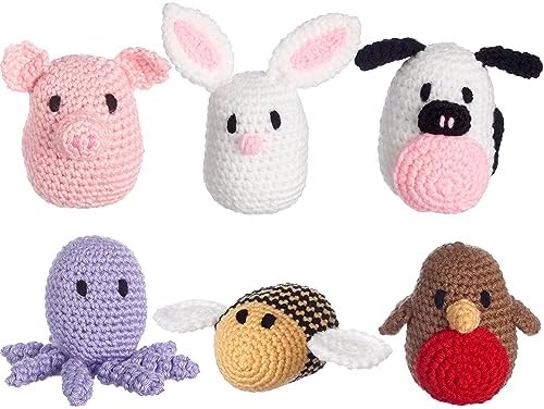 LEISURE ARTS - Crochet Kit, Pudgies Olive The Octopus, 3", Crochet Kit for Beginners, Complete Kit, Animal Kits, Animal DIY Amigurumi Kits - Image 4