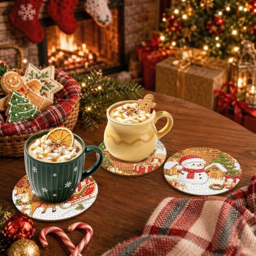 DOTZSO Diamond Art Coasters Kit for Adults, Diamond Painting Coasters - Image 2
