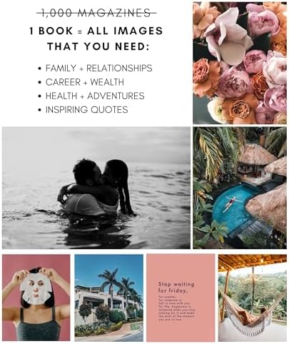 Lamare Vision Board Book -1000+ Images, Vision Board Supplies for Women - Image 5