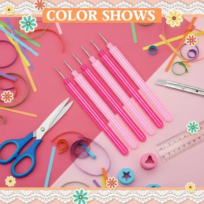 24Pcs Paper Quilling Tools Quilling Slotted Needle Tools Cricut Quilling Tool for Paper Flowers - Image 3