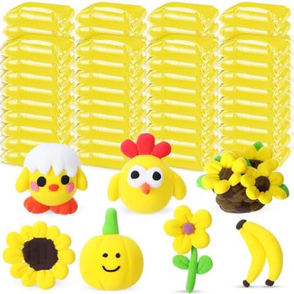 VioraWhite 72 Pcs 38oz Air Dry Clay Bulk Modeling Clay,Yellow by VioraWhite