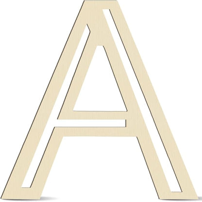 Large Wooden Letters 14 inch for Wall Decor Crafts Big Wood Letter A 1/5 Inch Thick Unfinished Alphabet Cutouts Paintable Letters for DIY Wreath Home Party Wedding Baby Nursery Decorations (A)