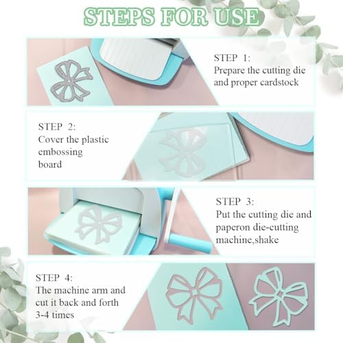 MAYJOYDIY Newborn Die Cuts for Card Making Cute Bear Bow Tie Footprints Metal Cutting Dies Onesie Embossing Cutting Stencil for Scrapbooking Craft Paper Birthday Card Gift Decoration - Image 4