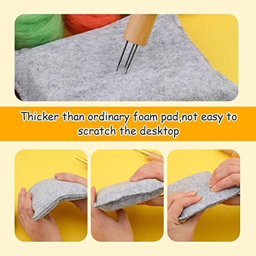 WONVOC Needle Felting Pad, Needle Felting Mat with Needles - Image 6