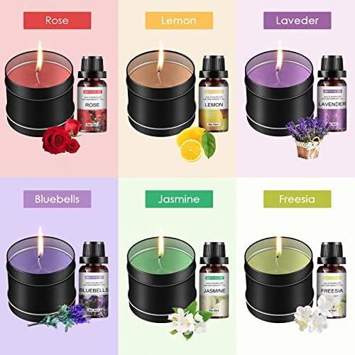 Complete Candle Making Kit with Wax Melter, Making Supplies,DIY Arts&Crafts Gift for Beginners,Adults,Including 500w Electronic Stove,Wicks,Rich Scents,Dyes,Melting Pot, Thermometer,Candle tins - Image 5