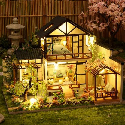 DIY Japanese Miniature House Kit, Book Nook Kit for Adults to Build - Image 2