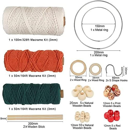 UHAPEER DIY Macrame Kits for Adults Beginners with Instruction and Video - Image 2