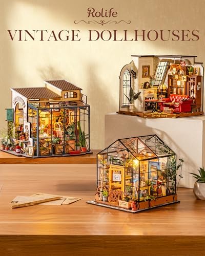 Rolife Flower Shop Miniature House Kit with LED Lights - Image 7