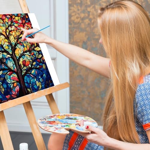 Paint by Numbers Kit for Adults, Tree of Life Acrylic Canvas Painting Set - Image 7