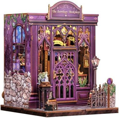 Fsolis Book Nook Kit, DIY Miniature House Kit for Adults by FsolisDIYDollhouse