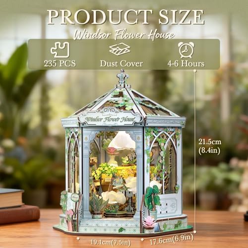 Cutefun Book Nook Kit - DIY Miniature House Dollhouse Kit for Adults - Image 3