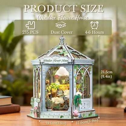Cutefun Book Nook Kit - DIY Miniature House Dollhouse Kit for Adults - Image 3