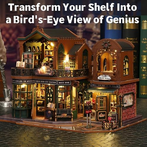 OZJAY Miniature House Kit for Adults, Mini House Kit with LED - Image 4