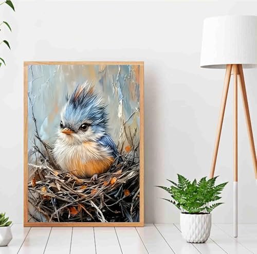 DYAIANGMU Bird Paint by Numbers Kit for Adults Beginners 19.6X15.7 inch - Image 4