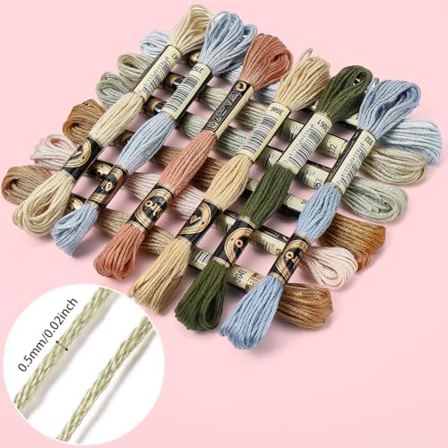 12 Skeins Gradient Embroidery Floss String for Bracelets DIY - Image 6