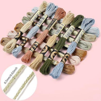 12 Skeins Gradient Embroidery Floss String for Bracelets DIY - Image 6