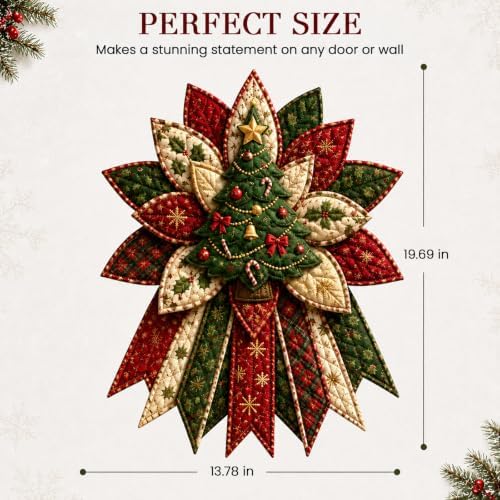 Daily Partner Quilted Christmas Door Hanging DIY Sewing Kit (A11) - Image 3