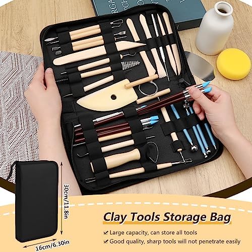 Clay Tools Kit, Pottery Tools, Polymer Clay Tools, Clay Sculpting Tools - Image 6