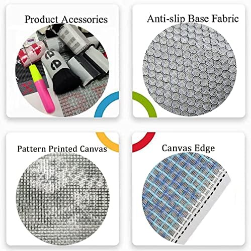MIAOLLUN Latch Hook Kits for Adults Kids 3D Dinosaur Pattern Printed Canvas Crochet Needlework Craft Rug Cushion Mat Tapestry 20.5X15 Inch, Triceratops - Image 3