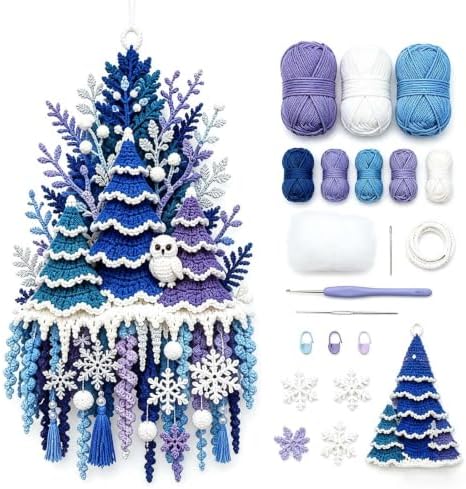 DIY Seasonal 3D Crochet Door Hanger Kit Collection, Halloween Handmade by Unknown