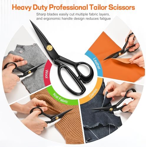 SUTQIGUI Sewing Kit for Adults with Heavy Duty Fabric Scissors, 241 Pcs Newly Upgraded Hand Travel Sewing Kit Professional Needle and Thread Kit, Portable Sewing Supplies for Travel Home Beginners - Image 5