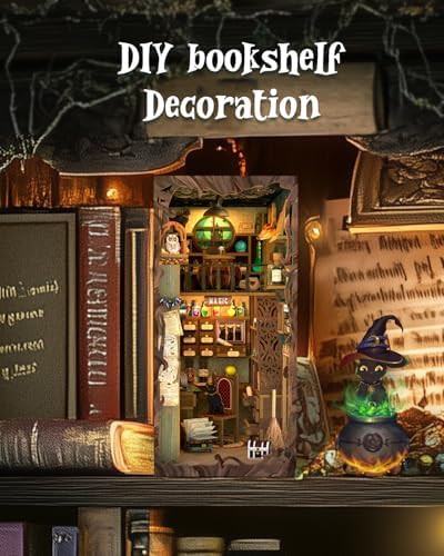 Cutefun Book Nook Kit, DIY Miniature Dollhouse Booknook for Adults - Image 5