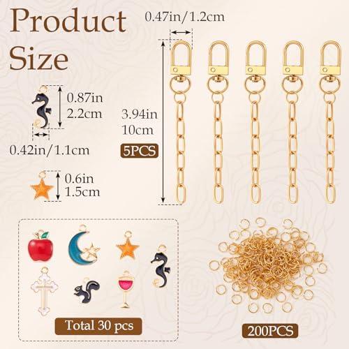 Keychain Making Kits for Bag Charm - Image 2