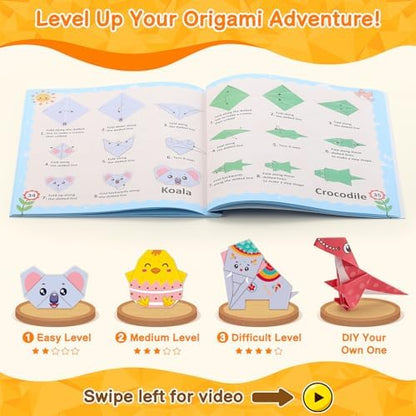 Sawnfay Origami Kit for Kids Ages 5-8 8-12 - Image 4