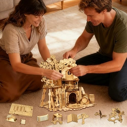 Music Park 3D Wooden Puzzles for Adults, Treehouse - Image 6