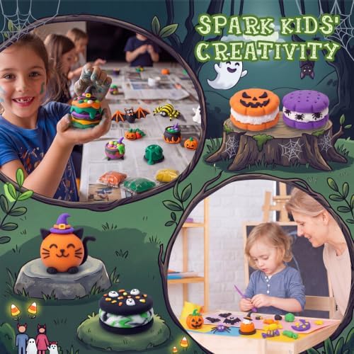 Air Dry Clay Bulk, Modeling Clay for Kids, 100 Pcs, Dark Color - Image 5