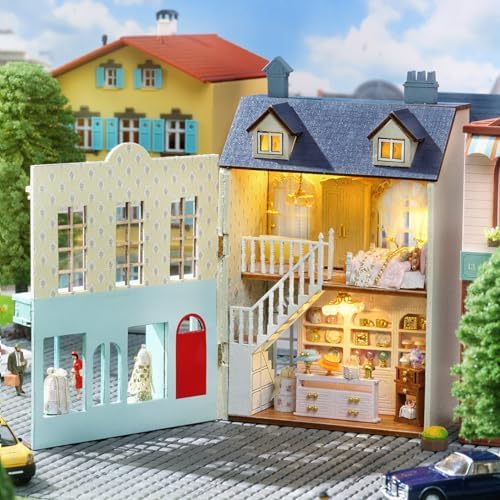 CUTEROOM DIY Miniature House Kit Wooden Craft for Adult-Gift Shop - Image 4