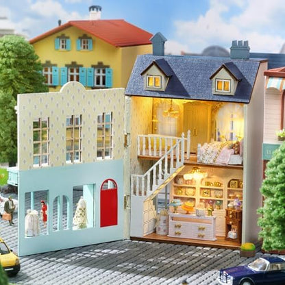 CUTEROOM DIY Miniature House Kit Wooden Craft for Adult-Gift Shop - Image 4