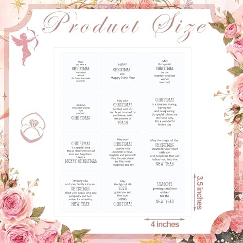 Watersay 240 Pcs Wedding Verses Stickers, 4 x 3.5 Inches, Peelable - Image 2