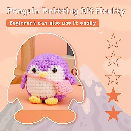 IMZAY Crochet Kit for Beginners, Beginner Animal Kit Crochet Starter Kit - Image 5