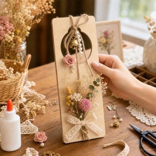 16 PCS 9.5"x 3.25" x 0.1" Unfinished Wooden Door Knob Hangers - Blank for DIY Crafts, Ideal for Home, Hotel & Office Decor - Image 7