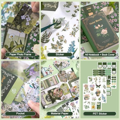 miikoul Vintage Scrapbooking Supplies Kit for Teen Girl Kid Women Diy Gift - Image 5