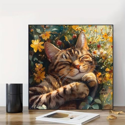 Cat Paint by Numbers Kit for Adults, Adult Paint by Number Kits 16x20 Inch - Image 2