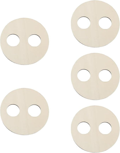 5X Wooden Wick Centering Tool Practical Round Easy Use Manual Tool Candle Wick Stabilizer for Candle DIY Making Home Use, B